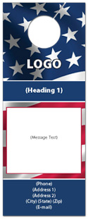 American Flag Door Hanger 1