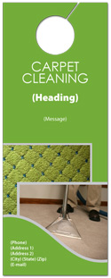 Carpet Cleaning Door Hanger 3