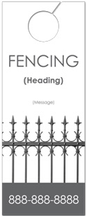 Fencing Door Hanger 12