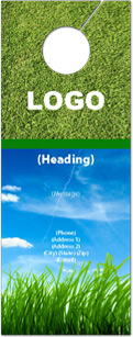 Lawn care Door Hanger 1