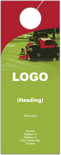 Lawn care Door Hanger 2