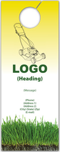 Lawn care Door Hanger 3