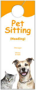Pet Sitting Door Hanger